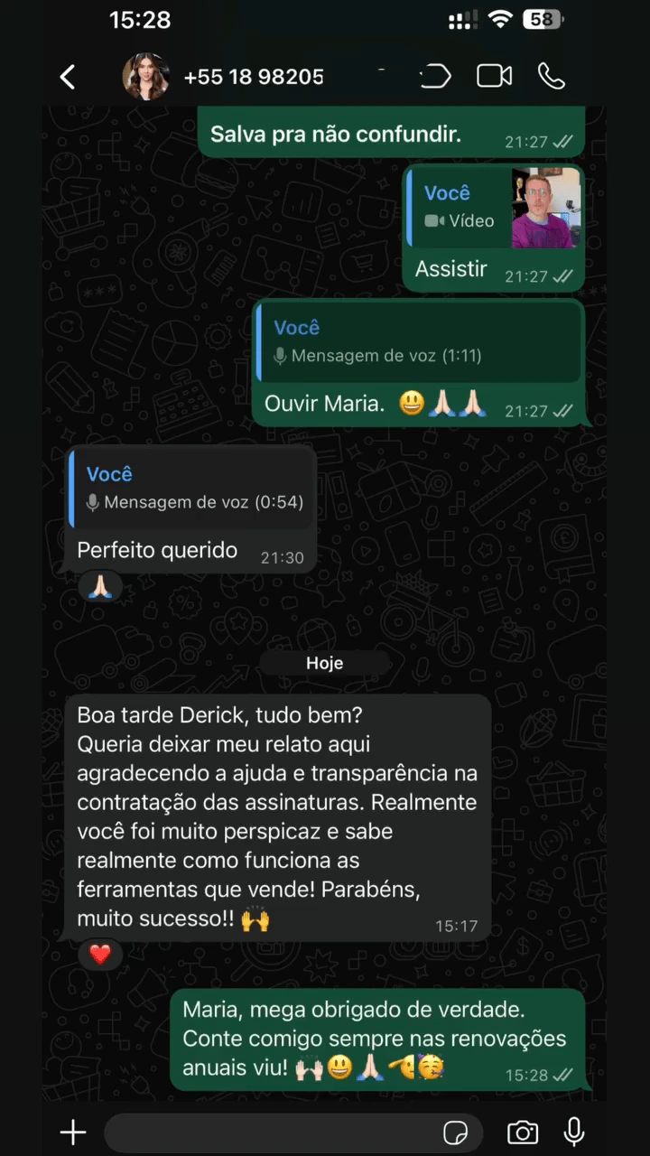 Feedback WhatsApp