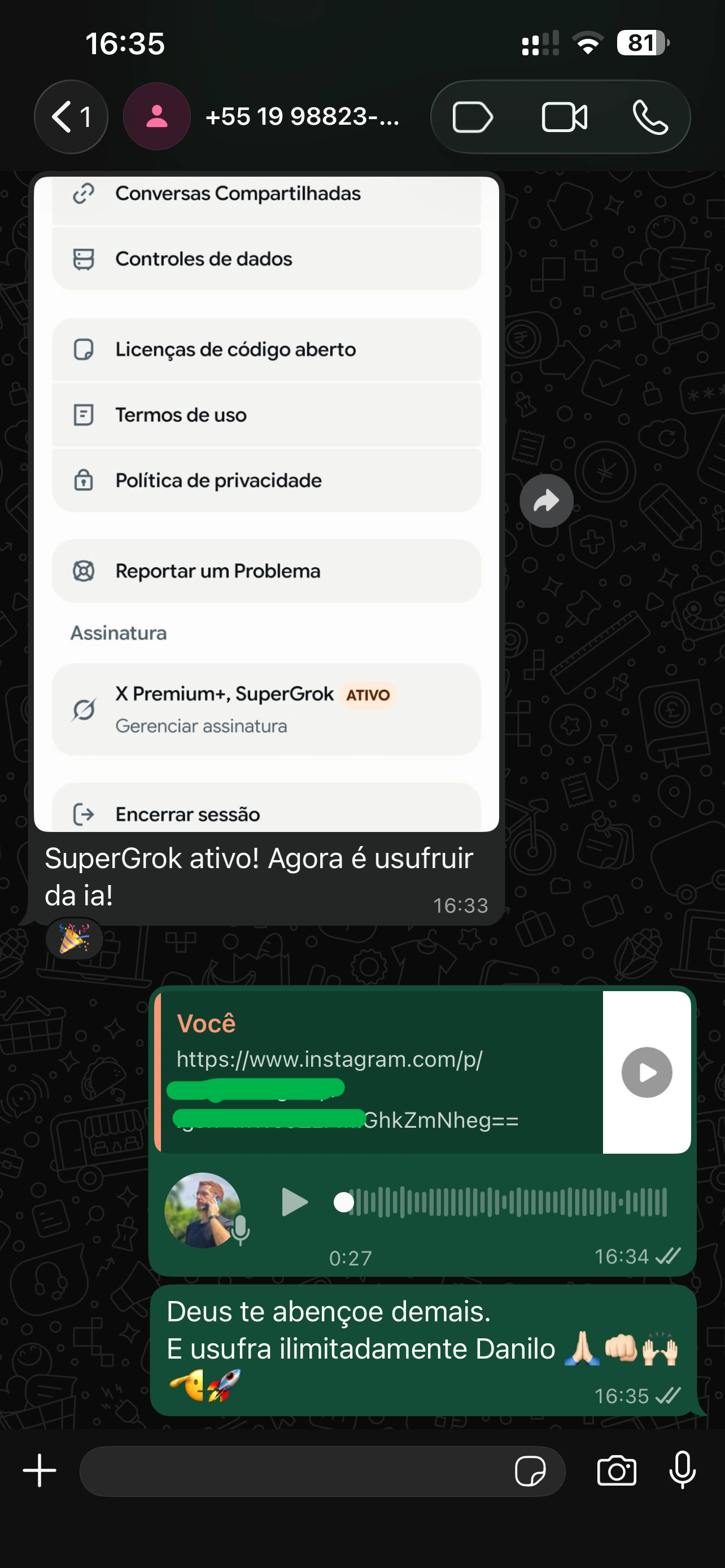 Feedback WhatsApp