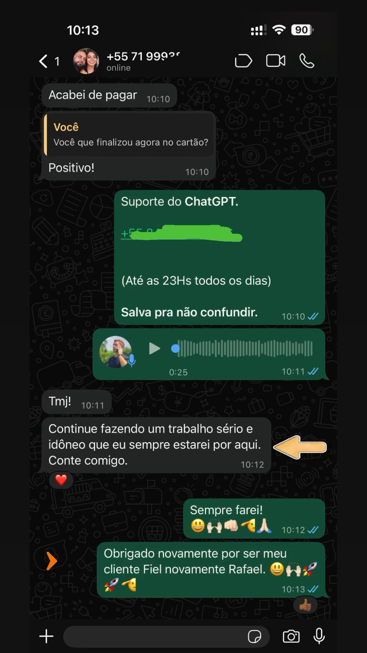 Feedback WhatsApp