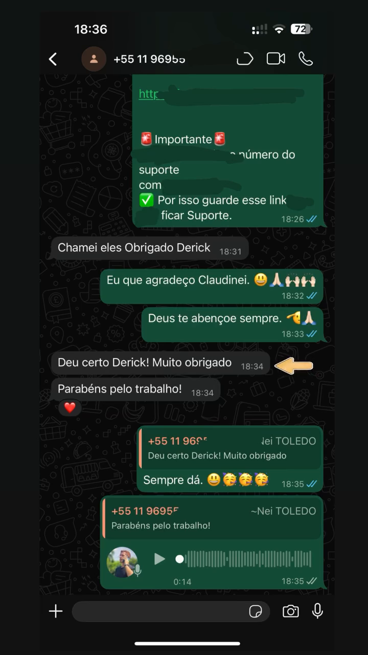 Feedback WhatsApp