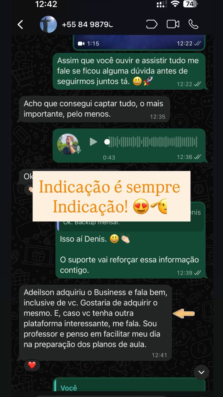 Feedback WhatsApp